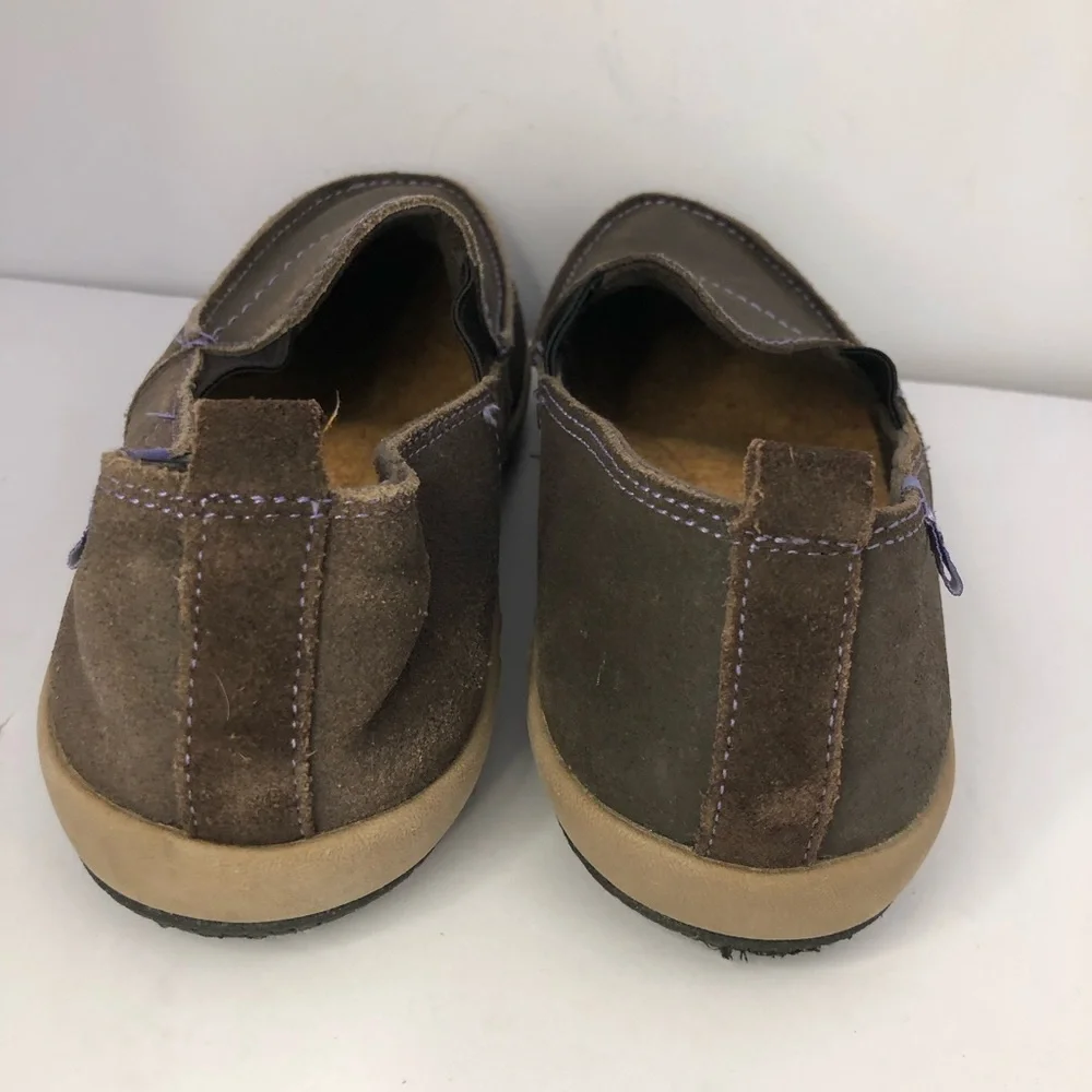 Spenco Women Size 9 Orthotic leather Slip-On Loafer Brown Comfort Shoes